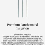Premium Lanthanated Tungsten Electrodes for Jewelry Welding