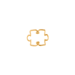 Gold puzzle piece.
