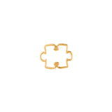 Gold puzzle piece.