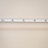 Gold Enamel Chain Glitter Pink