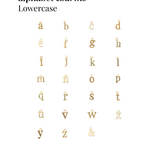 Lowercase Alphabet - Dangle Charms