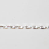 Beveled Diamond Cut Box - Medium - Sterling Silver