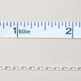 Beveled Diamond Cut Box - Small - Sterling Silver