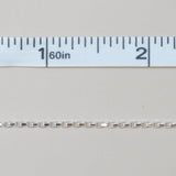 Beveled Cable - Sterling Silver