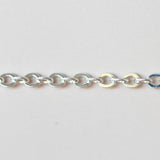 Cable - Flattened - Sterling Silver