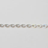 Cable - Flattened - Sterling Silver