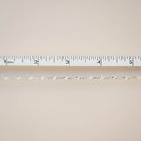 Flattened Figaro - Medium - Sterling Silver