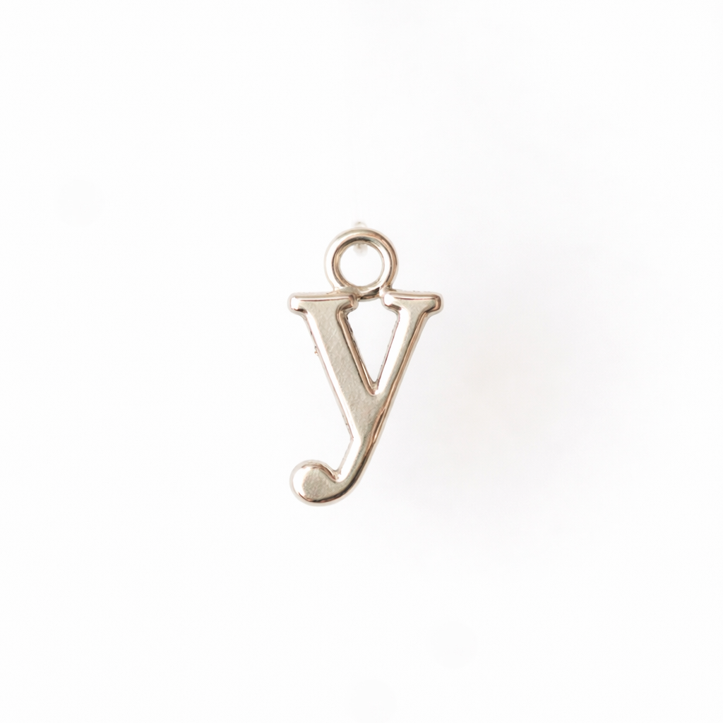Lowercase Alphabet - Dangle Charm - Sterling Silver