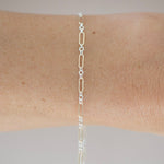 mixed metal permanent jewelry chain