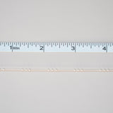 Satellite Curb - Triple Bead - Sterling Silver