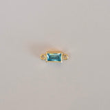 Baguette bezel Connector charm