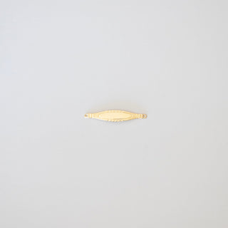 Vintage Name Plate Connector (Engrave-able) - Gold Filled