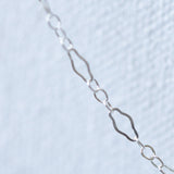 Diamond Triple Link - Sterling Silver