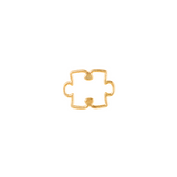 Puzzle Piece Charm - Dangle or Connector