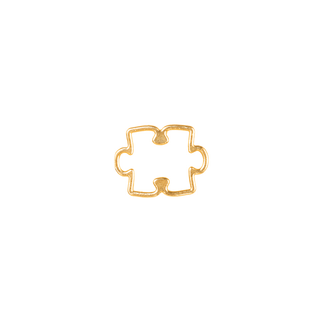 Gold puzzle piece.