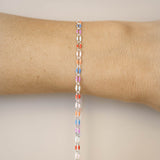Silver Enamel in Cotton Candy