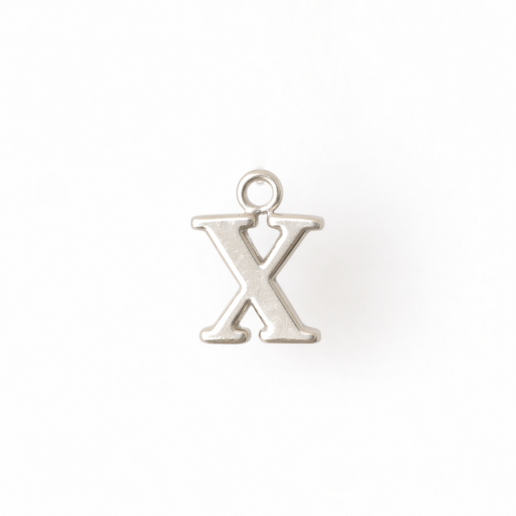 Lowercase Alphabet - Dangle Charm - Sterling Silver