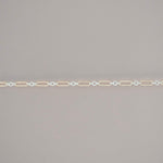 mixed metal chain for permanent jewelry