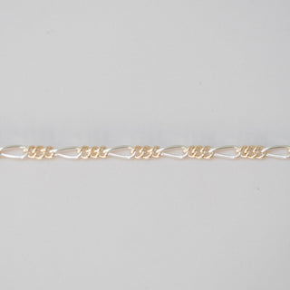 mixed metal two tone chain 