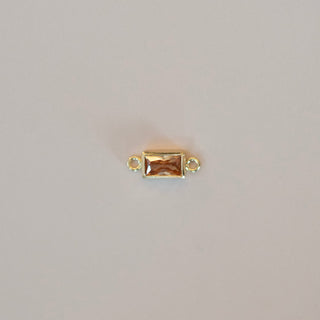 Baguette bezel Connector charm