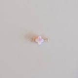 light pink opal clover connector