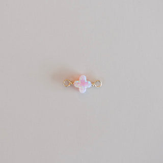 light pink opal clover connector