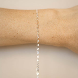 Flat Oval- Small - Sterling Silver