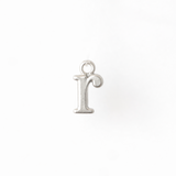 Lowercase Alphabet - Dangle Charm - Sterling Silver