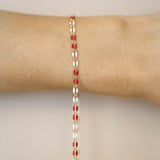 Gold Enamel in Candy Cane