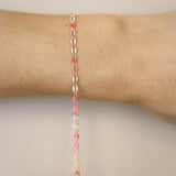 Gold Enamel in Pink Oasis