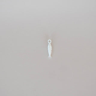 Fish Dangle Charm - Sterling Silver