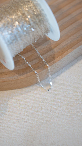 Silver chain necklace, 31EDABC3-CCA0-4B7D-AAC5-F549AD8C460D