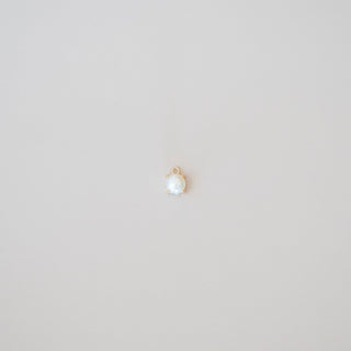 Geometrical Birthstone Dangle Charms - Gold Filled