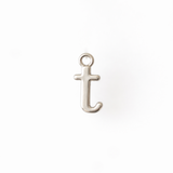 Lowercase Alphabet - Dangle Charm - Sterling Silver