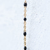 Cable Enamel in Black - Gold Filled