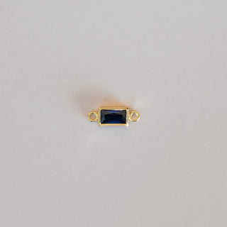 Baguette bezel Connector charm