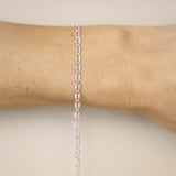 Silver Enamel in Purple