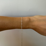 Knurled Triple Linked Paperclip - Mixed Metal