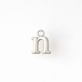 Lowercase Alphabet - Dangle Charm - Sterling Silver