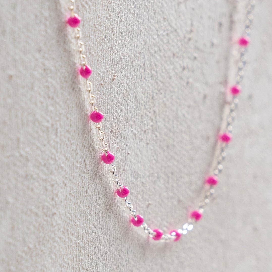 Pink bead necklace - 4591F273-2140-4C94