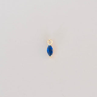 Geometrical Birthstone Dangle Charms - Gold Filled