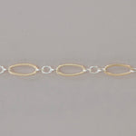 two tone permanent jewelry chain