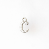Lowercase Alphabet - Dangle Charm - Sterling Silver