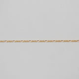Flattened Figaro - Mini - Gold Filled