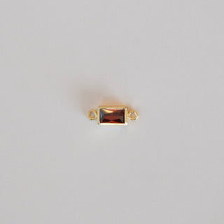 Baguette bezel Connector charm