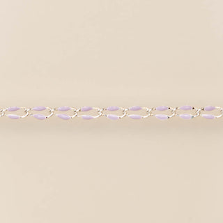 Silver Enamel in Purple