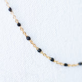 Cable Enamel in Black - Gold Filled