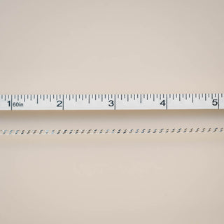 Chunky Flattened Curb - Small - Sterling Silver
