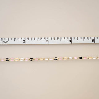 Gold Enamel Chain in Witches Brew
