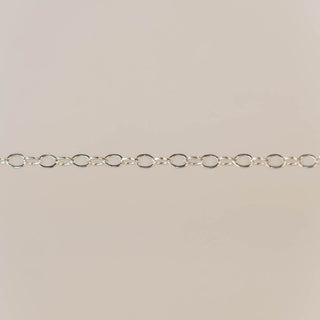Flat Oval - Mini - Sterling Silver